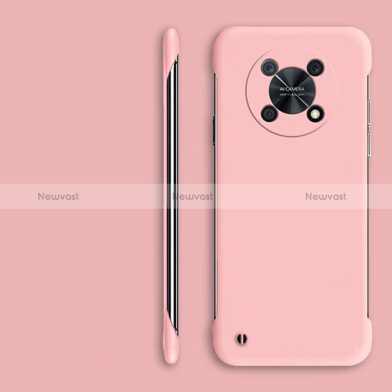 Hard Rigid Plastic Matte Finish Frameless Case Back Cover for Huawei Enjoy 50 Pro Pink