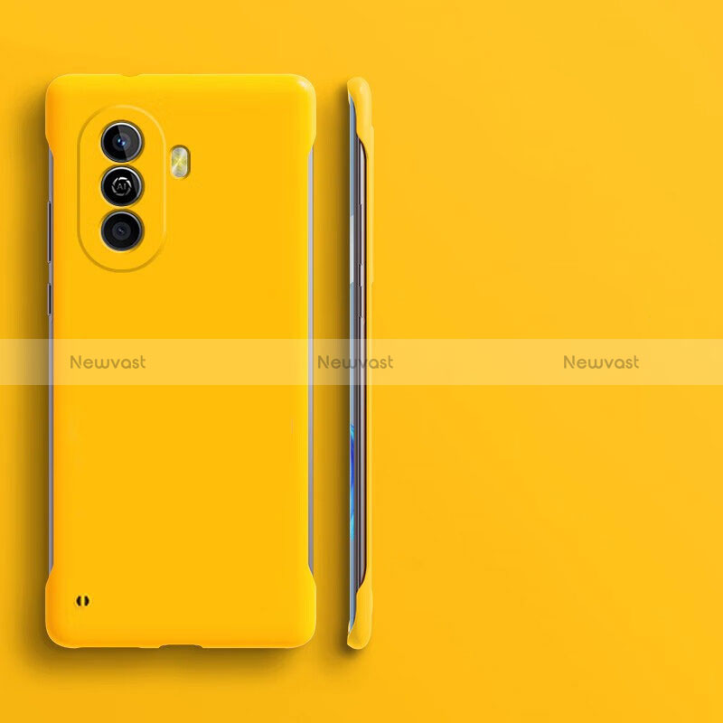 Hard Rigid Plastic Matte Finish Frameless Case Back Cover for Huawei Enjoy 50 Yellow