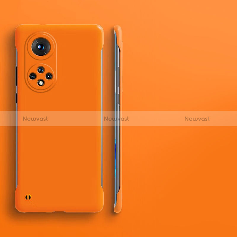 Hard Rigid Plastic Matte Finish Frameless Case Back Cover for Huawei Honor 50 5G Orange