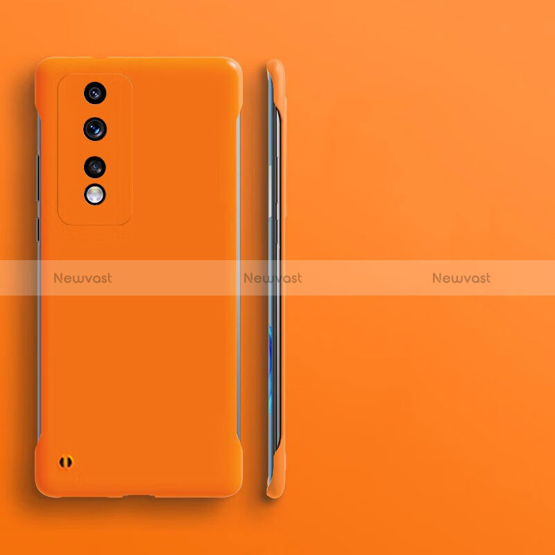 Hard Rigid Plastic Matte Finish Frameless Case Back Cover for Huawei Honor 80 GT 5G Orange