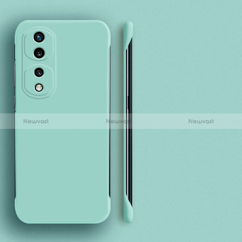 Hard Rigid Plastic Matte Finish Frameless Case Back Cover for Huawei Honor 80 Pro 5G Mint Blue