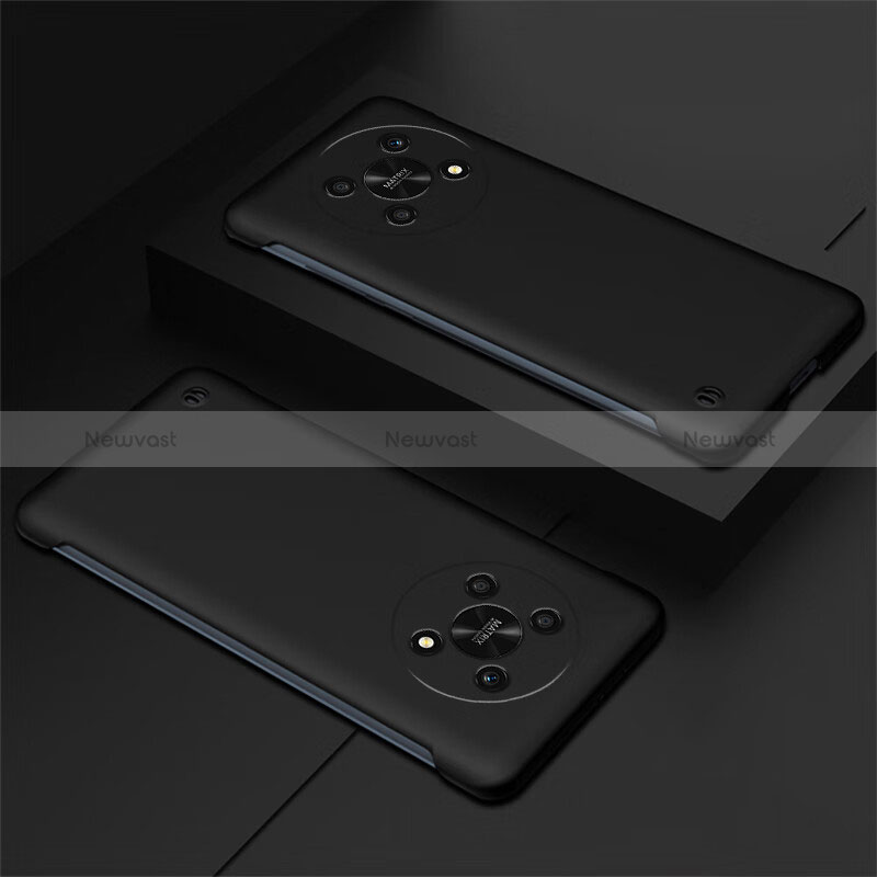 Hard Rigid Plastic Matte Finish Frameless Case Back Cover for Huawei Honor Magic4 Lite 5G Black