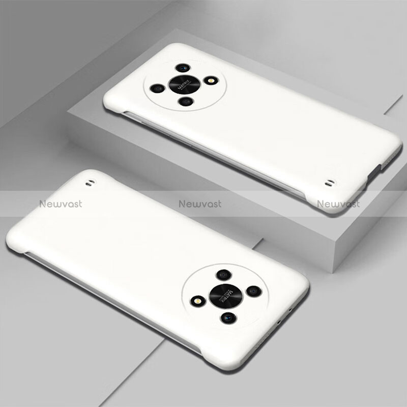 Hard Rigid Plastic Matte Finish Frameless Case Back Cover for Huawei Honor Magic4 Lite 5G White