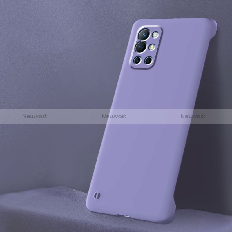 Hard Rigid Plastic Matte Finish Frameless Case Back Cover for OnePlus 9R 5G Clove Purple