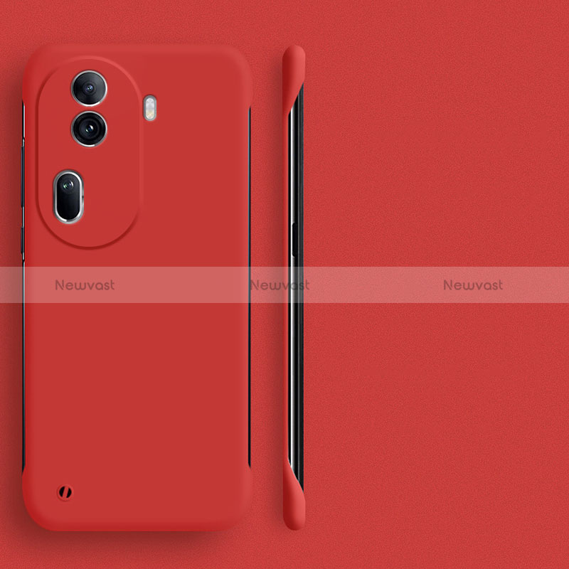 Hard Rigid Plastic Matte Finish Frameless Case Back Cover for Oppo Reno11 Pro 5G