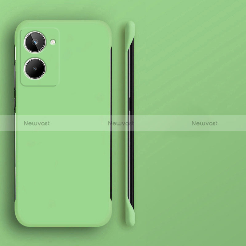 Hard Rigid Plastic Matte Finish Frameless Case Back Cover for Realme 10 Pro 5G Matcha Green