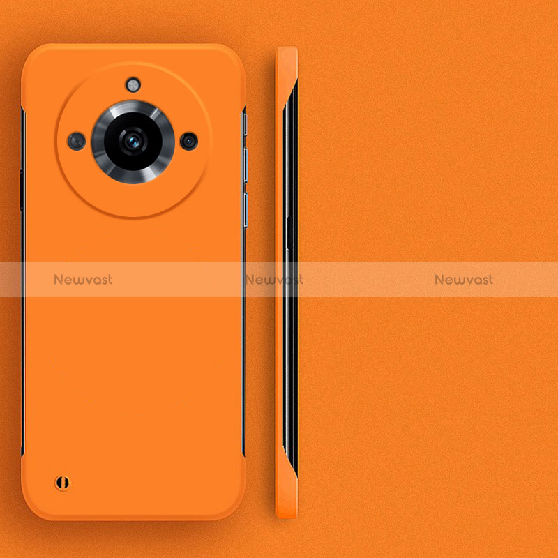 Hard Rigid Plastic Matte Finish Frameless Case Back Cover for Realme 11 Pro 5G Orange