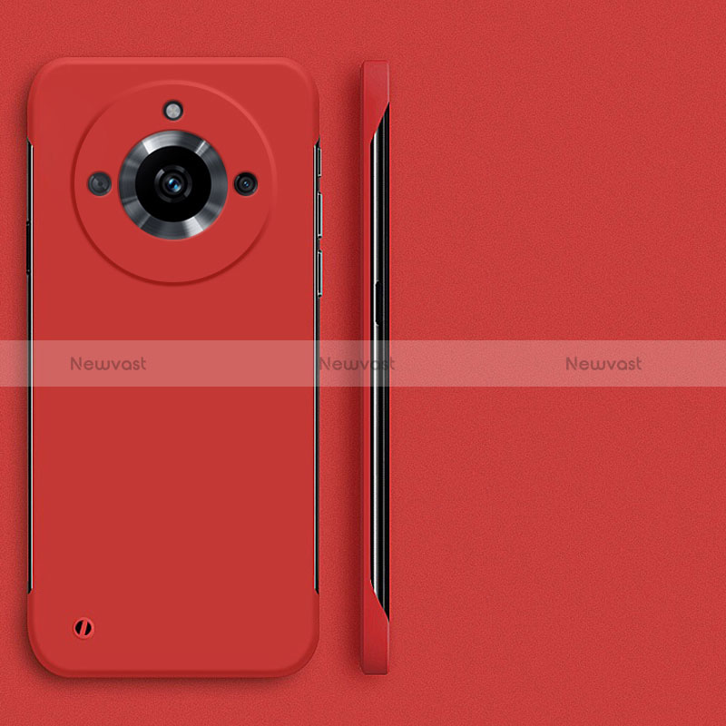 Hard Rigid Plastic Matte Finish Frameless Case Back Cover for Realme 11 Pro 5G Red