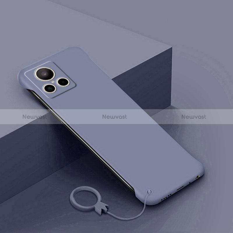 Hard Rigid Plastic Matte Finish Frameless Case Back Cover for Realme GT2 Master Explorer Lavender Gray