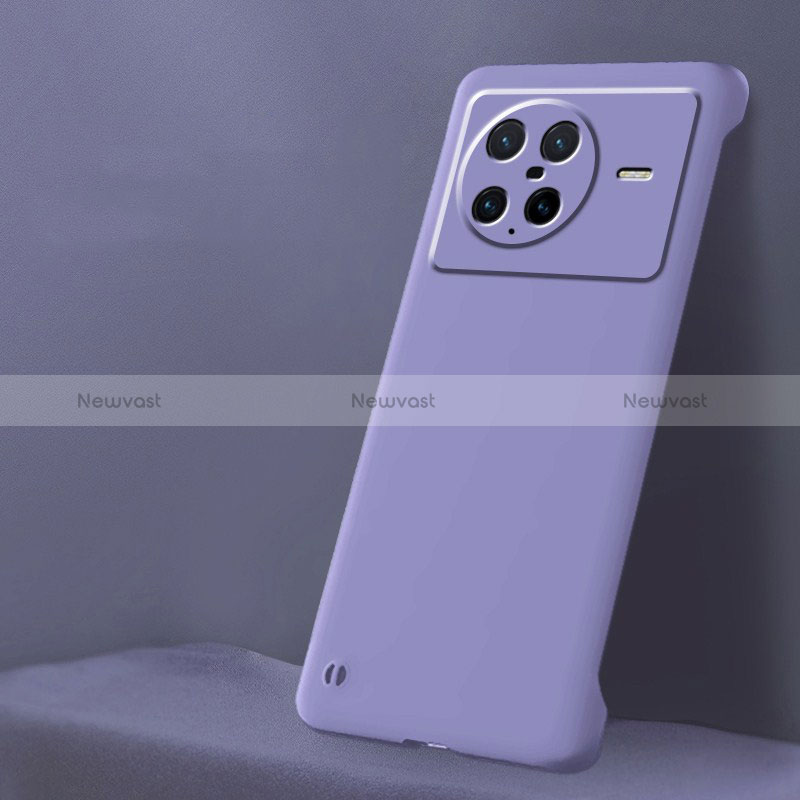 Hard Rigid Plastic Matte Finish Frameless Case Back Cover for Vivo X Note Clove Purple