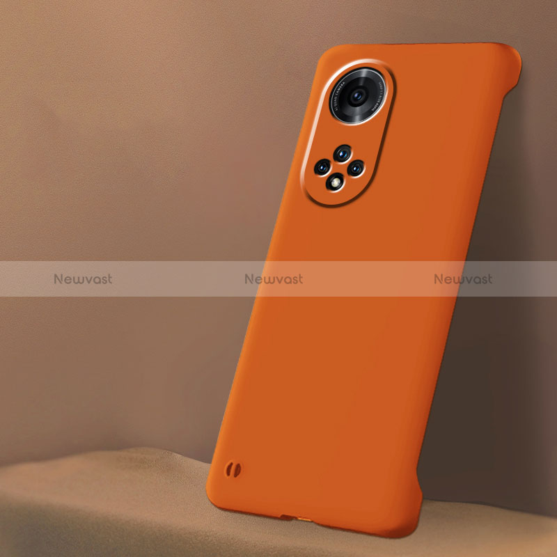 Hard Rigid Plastic Matte Finish Frameless Case Back Cover P01 for Huawei Honor 50 5G Orange