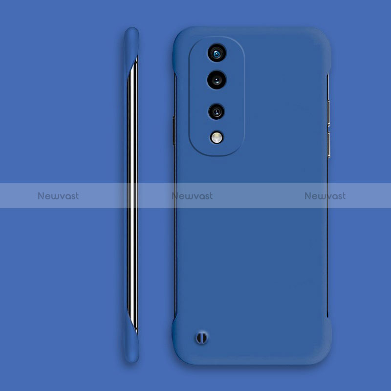 Hard Rigid Plastic Matte Finish Frameless Case Back Cover P01 for Huawei Honor 70 Pro+ Plus 5G Blue