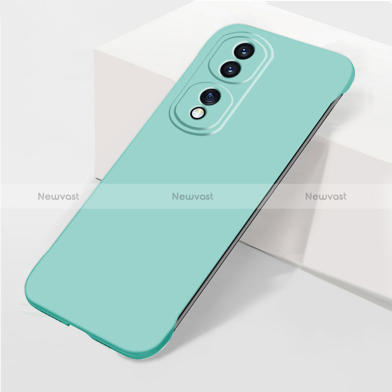 Hard Rigid Plastic Matte Finish Frameless Case Back Cover P01 for Huawei Honor 80 Pro 5G Mint Blue