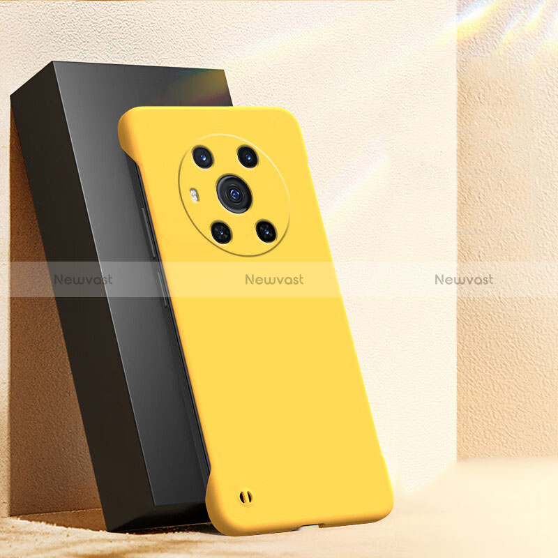 Hard Rigid Plastic Matte Finish Frameless Case Back Cover P01 for Huawei Honor Magic3 5G Yellow