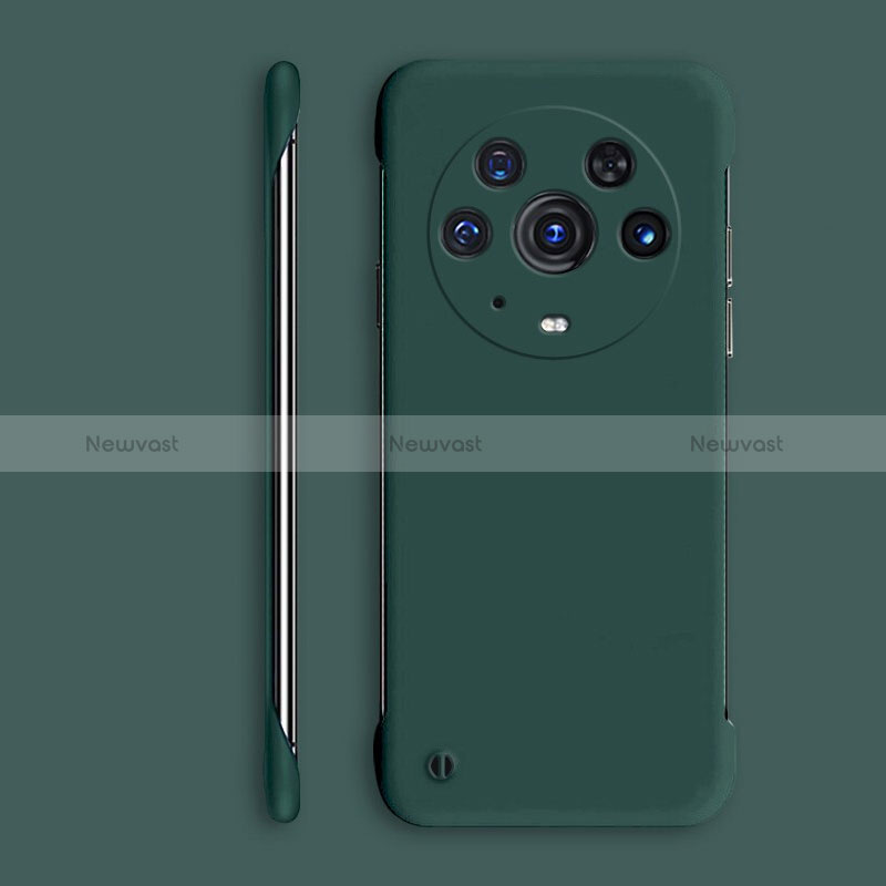 Hard Rigid Plastic Matte Finish Frameless Case Back Cover P01 for Huawei Honor Magic3 Pro 5G Midnight Green