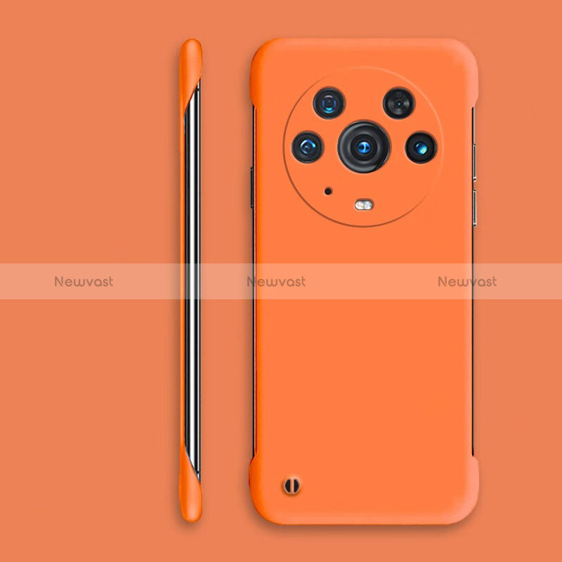 Hard Rigid Plastic Matte Finish Frameless Case Back Cover P01 for Huawei Honor Magic3 Pro 5G Orange