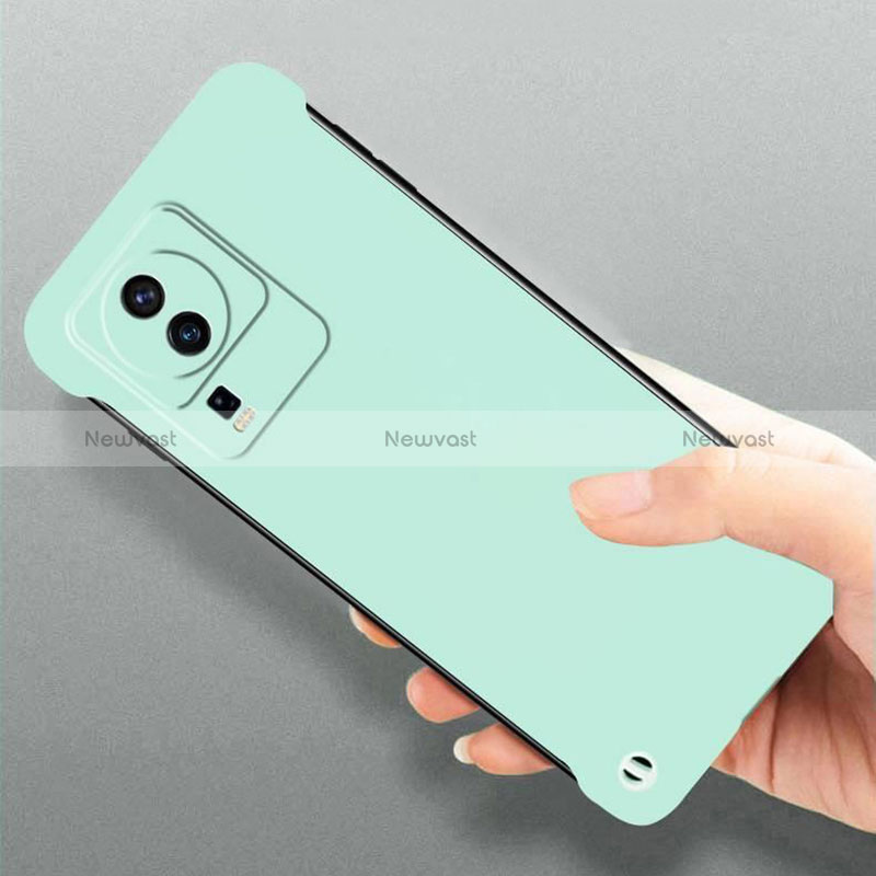 Hard Rigid Plastic Matte Finish Frameless Case Back Cover P01 for Vivo iQOO Neo7 SE