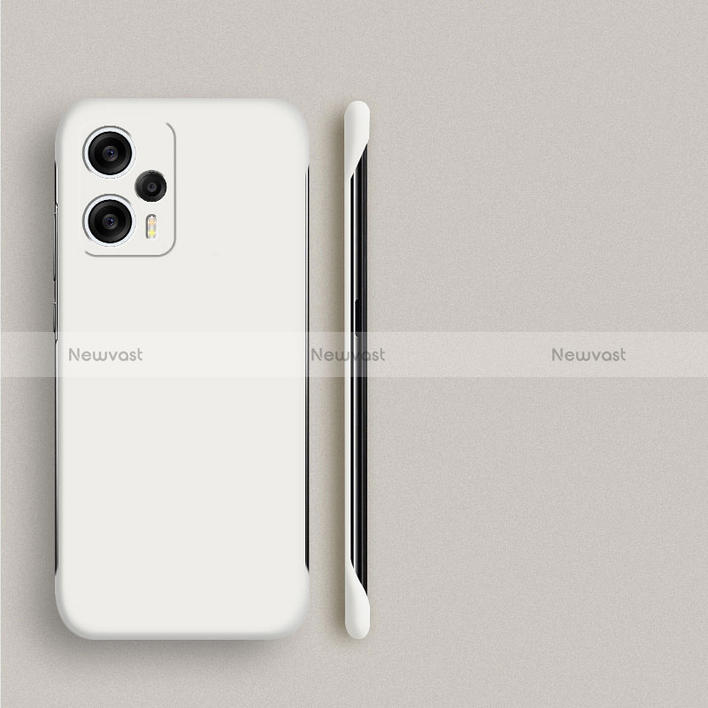 Hard Rigid Plastic Matte Finish Frameless Case Back Cover P01 for Xiaomi Poco F5 5G