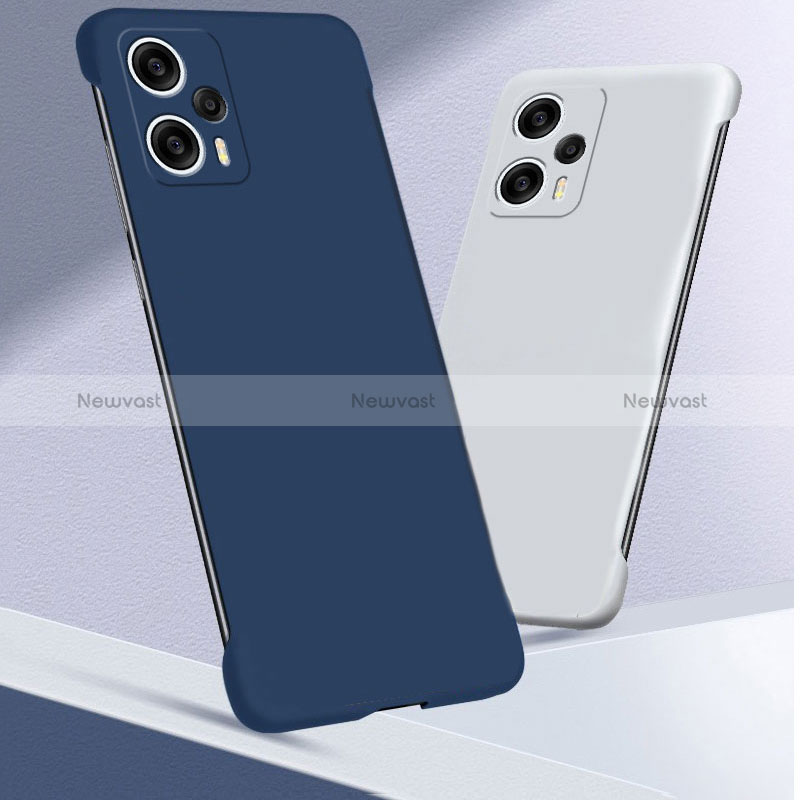 Hard Rigid Plastic Matte Finish Frameless Case Back Cover P01 for Xiaomi Redmi Note 12 Turbo 5G