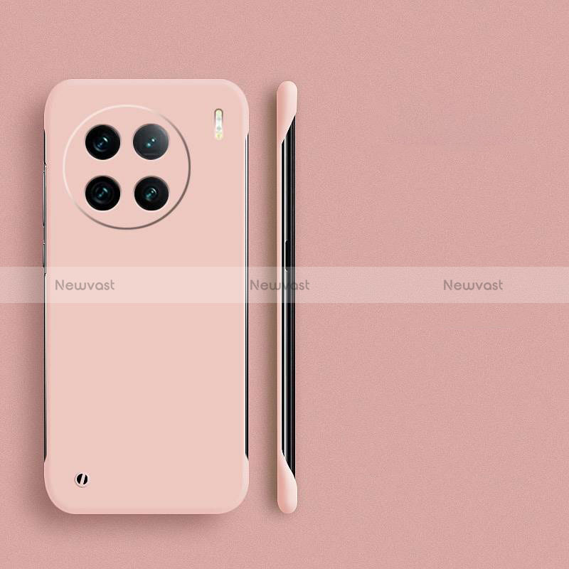 Hard Rigid Plastic Matte Finish Frameless Case Back Cover P02 for Vivo X90 5G Pink