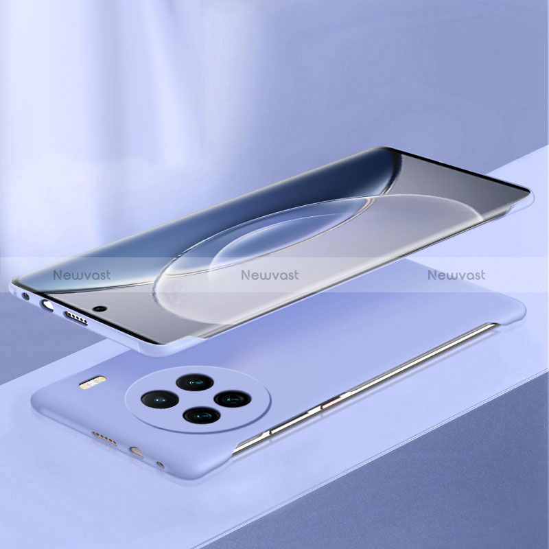 Hard Rigid Plastic Matte Finish Frameless Case Back Cover P03 for Vivo X90 Pro 5G Lavender Gray