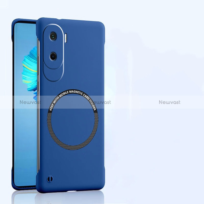 Hard Rigid Plastic Matte Finish Frameless Case Back Cover with Mag-Safe Magnetic for Huawei Honor X50i 5G