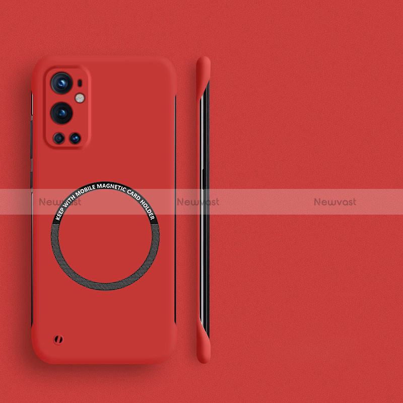 Hard Rigid Plastic Matte Finish Frameless Case Back Cover with Mag-Safe Magnetic for OnePlus 9 Pro 5G