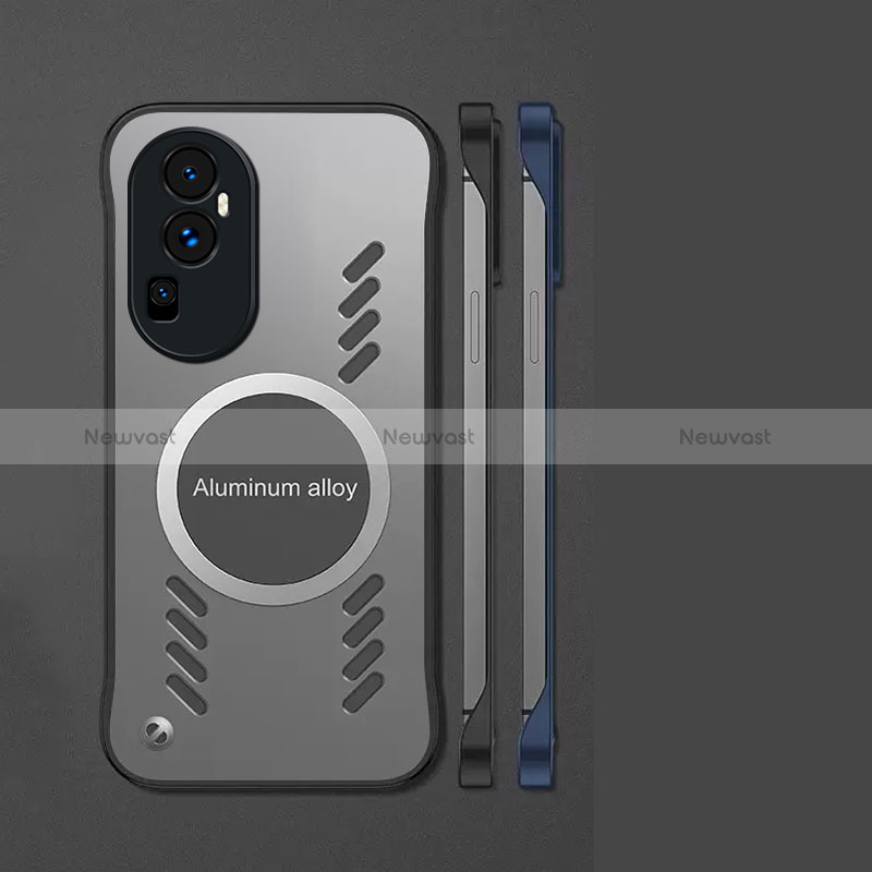 Hard Rigid Plastic Matte Finish Frameless Case Back Cover with Mag-Safe Magnetic for Oppo Reno10 Pro+ Plus 5G