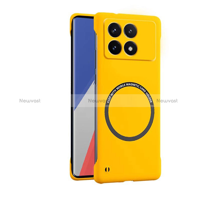 Hard Rigid Plastic Matte Finish Frameless Case Back Cover with Mag-Safe Magnetic for Xiaomi Redmi K70 5G