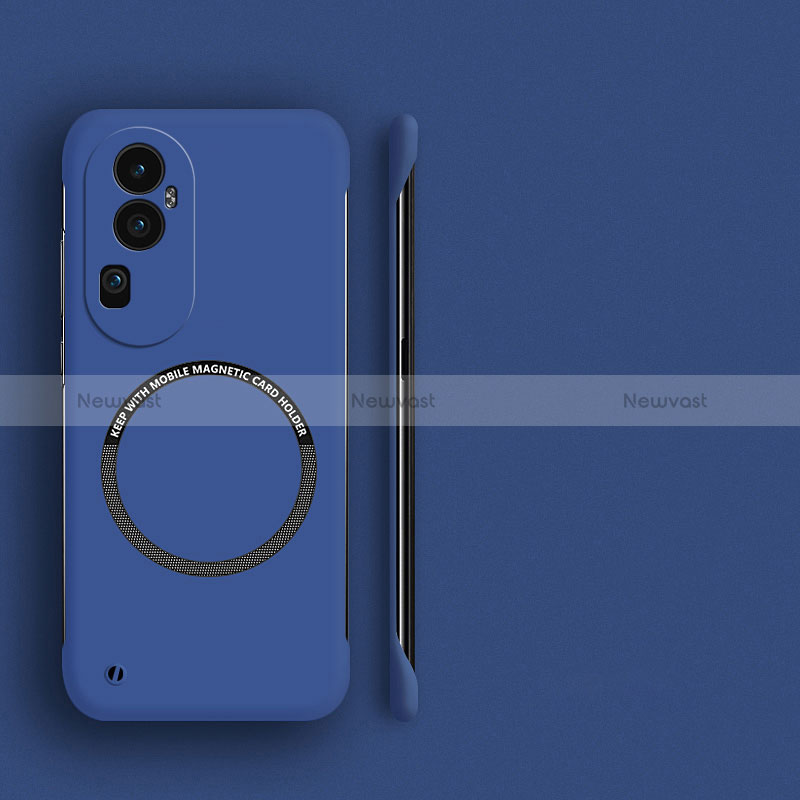 Hard Rigid Plastic Matte Finish Frameless Case Back Cover with Mag-Safe Magnetic S02 for Oppo Reno10 Pro+ Plus 5G