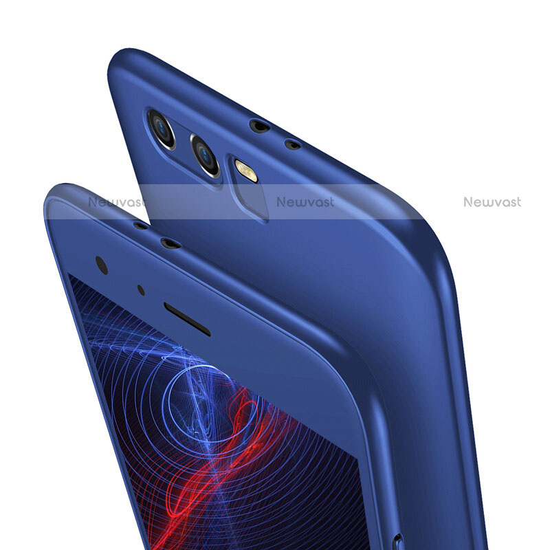 Hard Rigid Plastic Matte Finish Front and Back Case 360 Degrees for Huawei Honor 9 Premium Blue