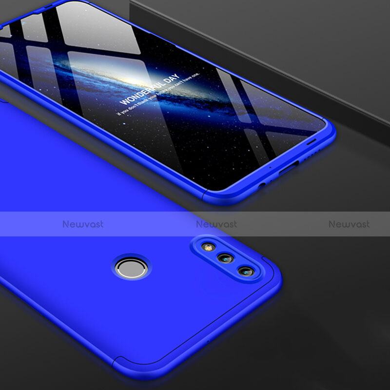 Hard Rigid Plastic Matte Finish Front and Back Case 360 Degrees Q01 for Huawei Nova Lite 3 Blue