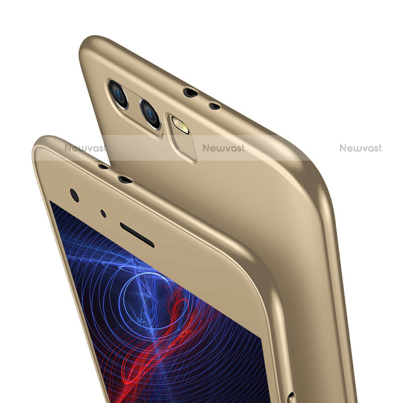 Hard Rigid Plastic Matte Finish Front and Back Cover 360 Degrees for Huawei Honor 9 Gold