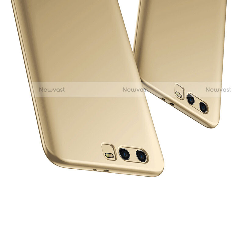 Hard Rigid Plastic Matte Finish Front and Back Cover 360 Degrees for Huawei Honor 9 Premium Gold