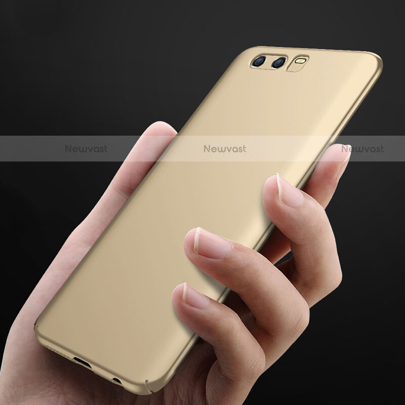 Hard Rigid Plastic Matte Finish Front and Back Cover 360 Degrees for Huawei Honor 9 Premium Gold