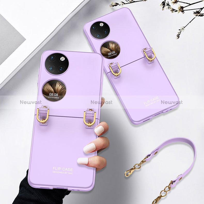 Hard Rigid Plastic Matte Finish Front and Back Cover Case 360 Degrees AC1 for Huawei Pocket S