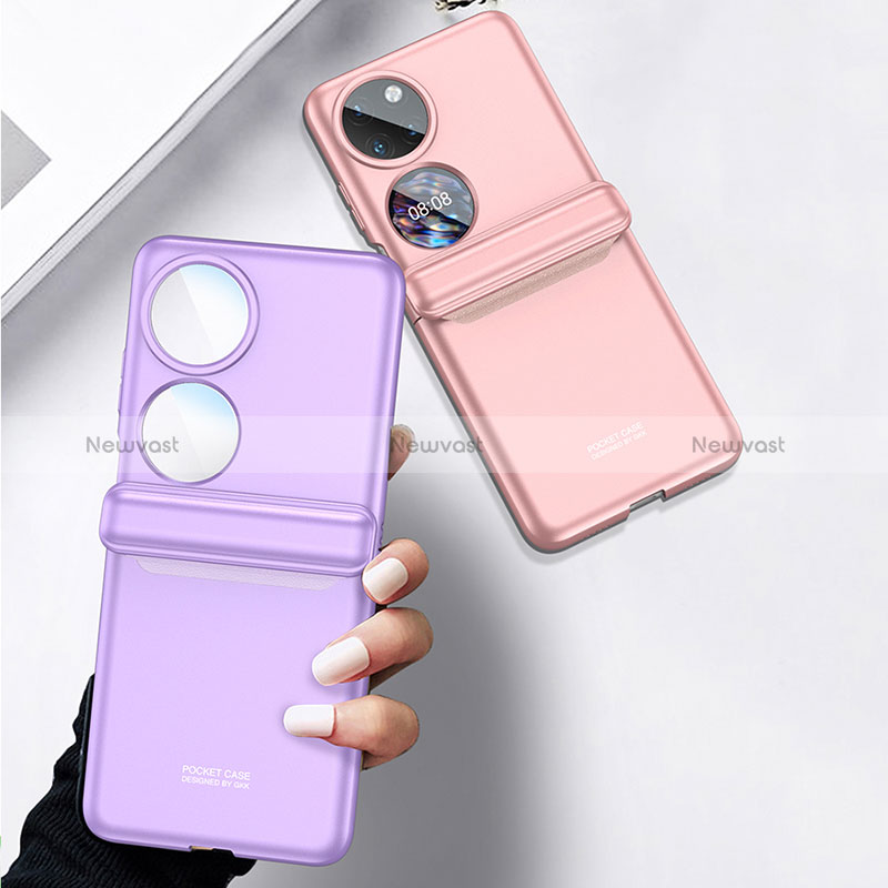 Hard Rigid Plastic Matte Finish Front and Back Cover Case 360 Degrees AC3 for Huawei P50 Pocket