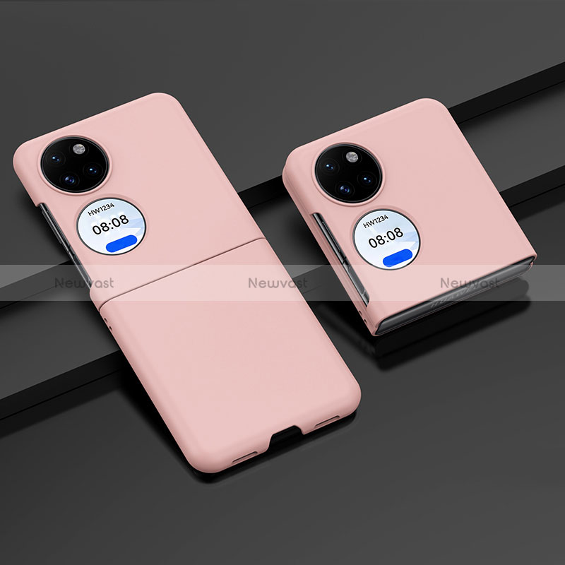 Hard Rigid Plastic Matte Finish Front and Back Cover Case 360 Degrees BH2 for Huawei P50 Pocket