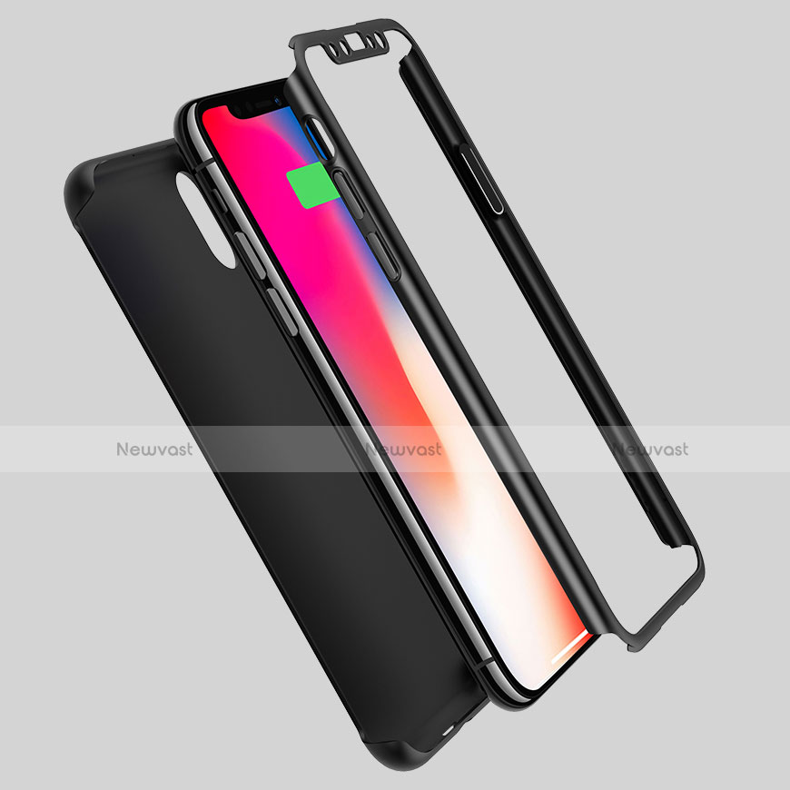 Hard Rigid Plastic Matte Finish Front and Back Cover Case 360 Degrees for Apple iPhone Xs