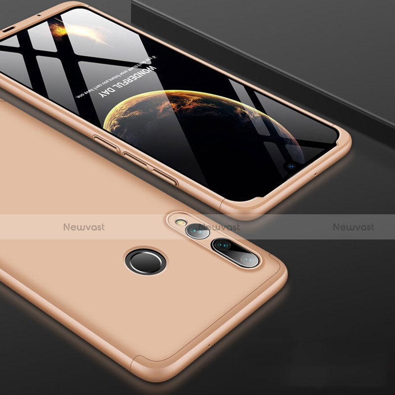 Hard Rigid Plastic Matte Finish Front and Back Cover Case 360 Degrees for Huawei Enjoy 9s Gold