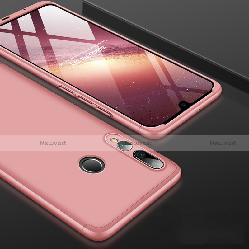 Hard Rigid Plastic Matte Finish Front and Back Cover Case 360 Degrees for Huawei Enjoy 9s Rose Gold