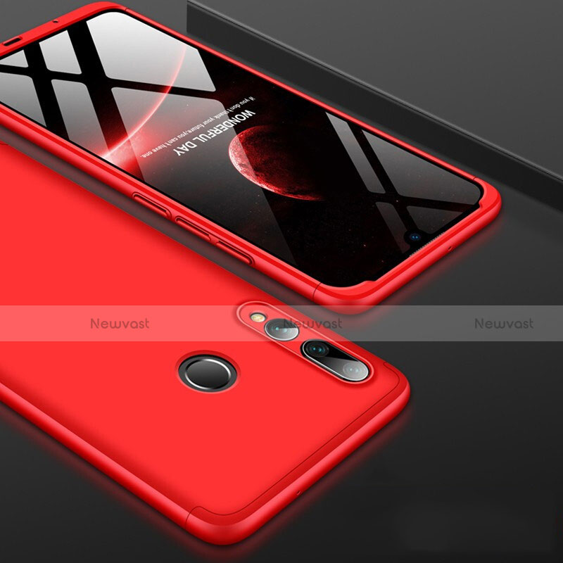 Hard Rigid Plastic Matte Finish Front and Back Cover Case 360 Degrees for Huawei Honor 20E Red