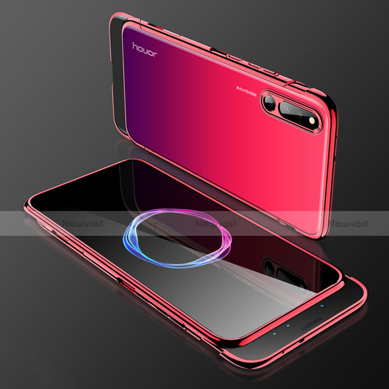 Hard Rigid Plastic Matte Finish Front and Back Cover Case 360 Degrees for Huawei Honor Magic 2 Red