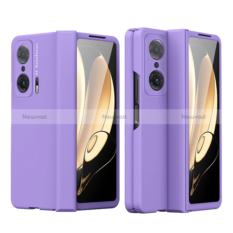 Hard Rigid Plastic Matte Finish Front and Back Cover Case 360 Degrees for Huawei Honor Magic V 5G