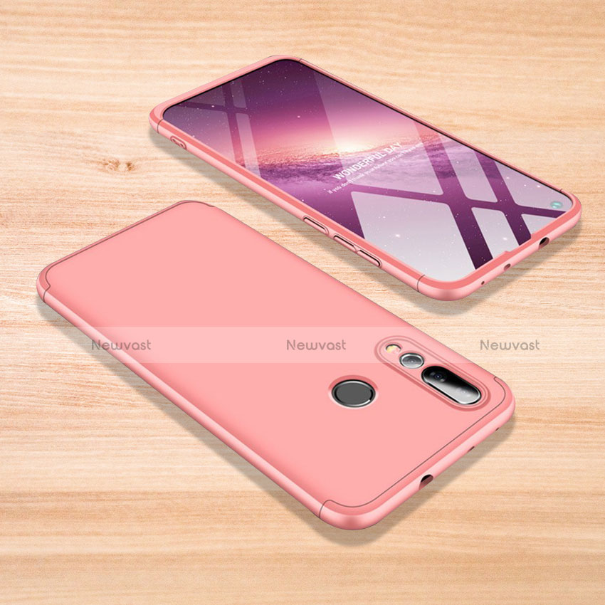 Hard Rigid Plastic Matte Finish Front and Back Cover Case 360 Degrees for Huawei Nova 4 Rose Gold