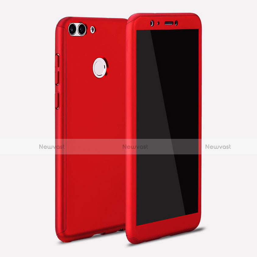 Hard Rigid Plastic Matte Finish Front and Back Cover Case 360 Degrees for Huawei P Smart