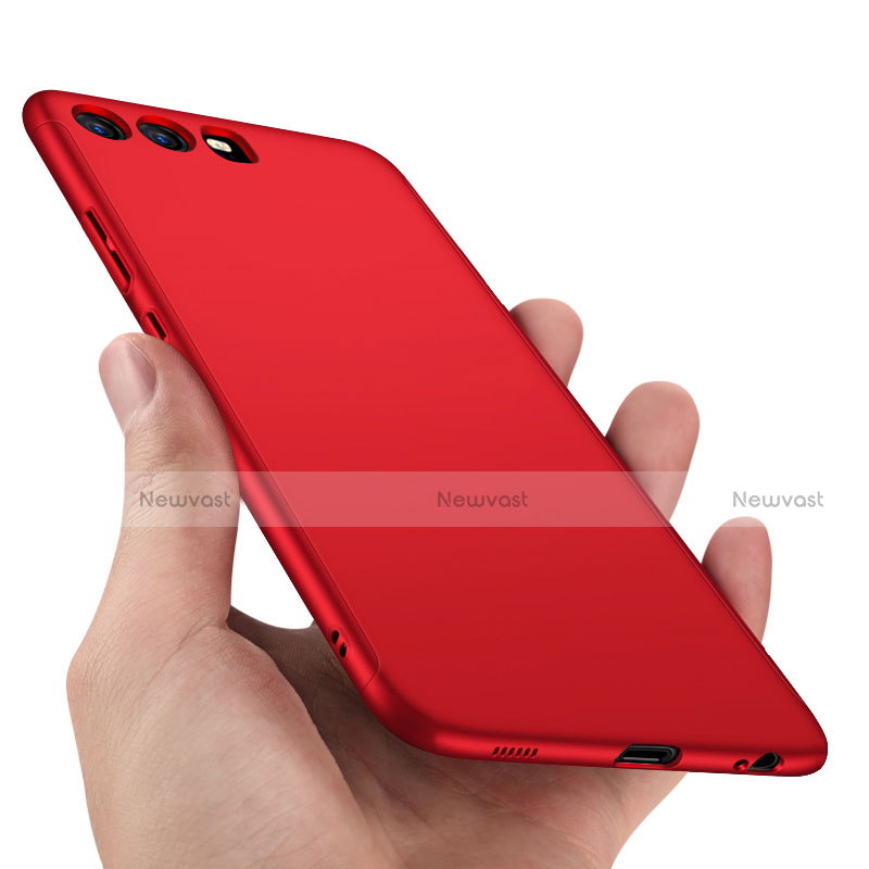 Hard Rigid Plastic Matte Finish Front and Back Cover Case 360 Degrees for Huawei P10