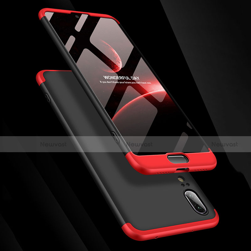 Hard Rigid Plastic Matte Finish Front and Back Cover Case 360 Degrees for Huawei P20