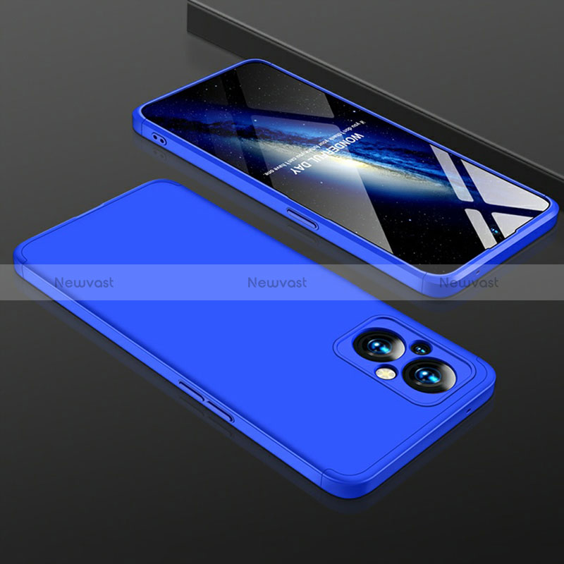 Hard Rigid Plastic Matte Finish Front and Back Cover Case 360 Degrees for Oppo A96 5G