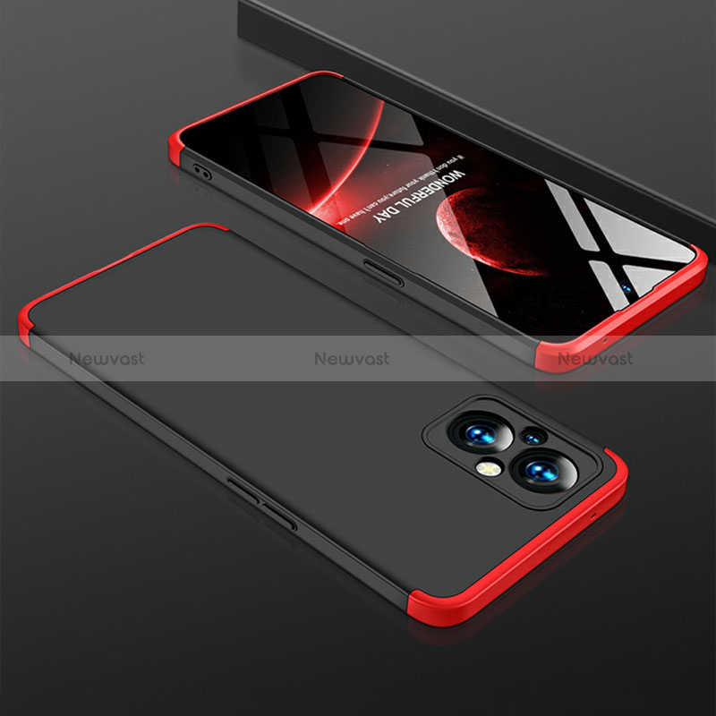 Hard Rigid Plastic Matte Finish Front and Back Cover Case 360 Degrees for Oppo A96 5G